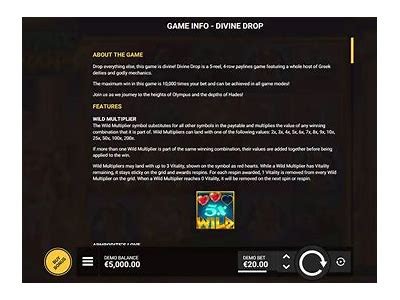 Exploring the Features and Benefits of the Divine Drop Demo for Enhanced User Experience